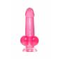 Розовый реалистичный фаллоимитатор Fush - 18 см.
