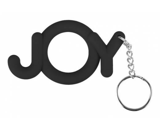 Черное эрекционное кольцо Joy Cocking