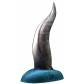 Черно-голубой фаллоимитатор "Дельфин small" - 25 см.