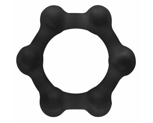 Черное утяжеленное эрекционное кольцо N 83 Weighted Cock Ring