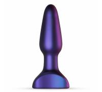 Фиолетовая анальная вибропробка Space Force - 13,9 см