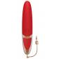 Красный вибромассажер DYSIS BRIGHT - 12,6 см.
