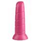 Розовая винтообразная анальная втулка - 19,5 см.