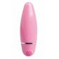 Розовый компактный вибратор и гладкой поверхностью - 10 см.