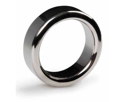 Серебристое эрекционное кольцо Sinner Metal Cockring Size M