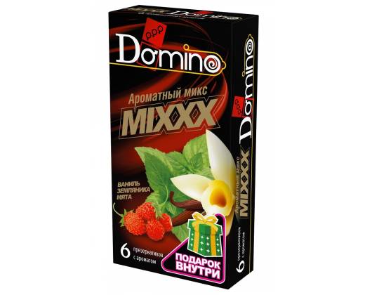 Ароматизированные презервативы DOMINO "Ароматный микс" - 6 шт.