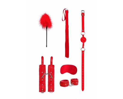 Красный игровой набор Beginners Bondage Kit