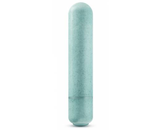 Нежно-голубая вибропуля Eco Bullet