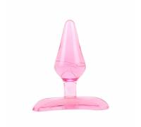Розовая анальная пробка Gum Drops Plug - 6,6 см.