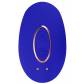 Синий клиторальный стимулятор Precious - 6,4 см.