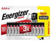 Батарейки Energizer MAX E92 1.5V типа ААА - 16 шт.