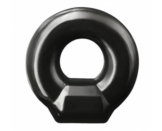Черное эрекционное кольцо Drop Ring