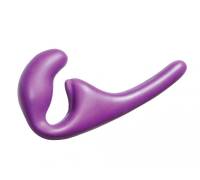 Фиолетовый безремневой страпон Seduction - 20,5 см