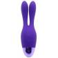 Фиолетовый вибратор INDULGENCE Rechargeable Dream Bunny - 15 см.