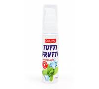 Гель-смазка Tutti-frutti со вкусом сладкой мяты - 30 гр.