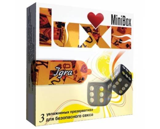 Презервативы Luxe Mini Box "Игра" - 3 шт.