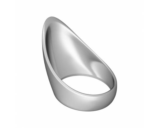 Серебристое эрекционное кольцо № 4