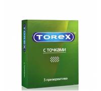Текстурированные презервативы Torex "С точками" - 3 шт.
