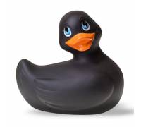 Чёрный вибратор-утенок I Rub My Duckie