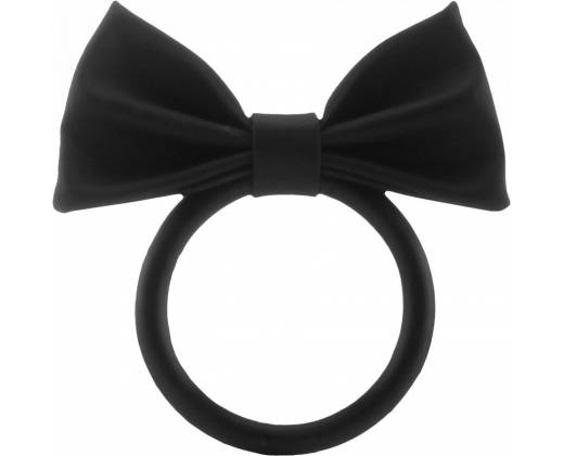 Черное эрекционное кольцо Gentlemans Ring