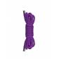 Фиолетовая нейлоновая веревка для бондажа Japanese Mini - 1,5 м.