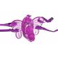 Фиолетовая вибробабочка HONEYDEW BUTTERFLY REMOTE с пультом ДУ