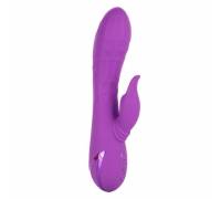 Фиолетовый вибратор-кролик Valley Vamp - 21,5 см.