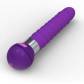 Фиолетовый волнообразный вибромассажёр Touch - 20,5 см.