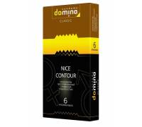 Презервативы с рёбрышками DOMINO Classic Nice Contour - 6 шт.