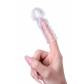 Прозрачная рельефная насадка на палец Hicks - 8,5 см