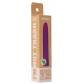 Фиолетовый эко-вибромассажер Natural Pleasure - 17,7 см