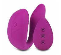 Фиолетовый вибратор для пар O-Sensual Double Rush