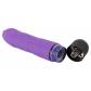 Фиолетовый вибратор с загнутым кончиком G-Spot Lover - 14,5 см.