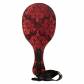 Красно-черная закругленная шлепалка Round Double Paddle - 28 см.