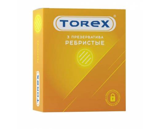 Текстурированные презервативы Torex "Ребристые" - 3 шт.