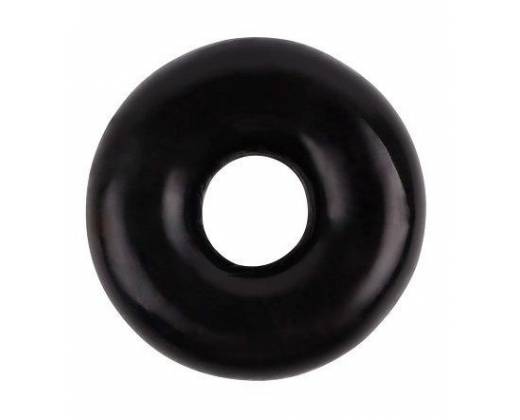 Черное эрекционное кольцо Fat O Cock Ring #1
