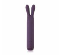 Фиолетовый вибратор с ушками Rabbit Bullet Vibrator - 8,9 см.