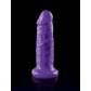Фиолетовый фаллоимитатор на подошве-присоске 6" Chub - 17,8 см.