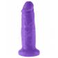 Фиолетовый фаллоимитатор на подошве-присоске 6" Chub - 17,8 см.