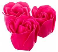 Мыльные розы в подарочной коробке "Навсегда в моём сердце" - 3 шт.