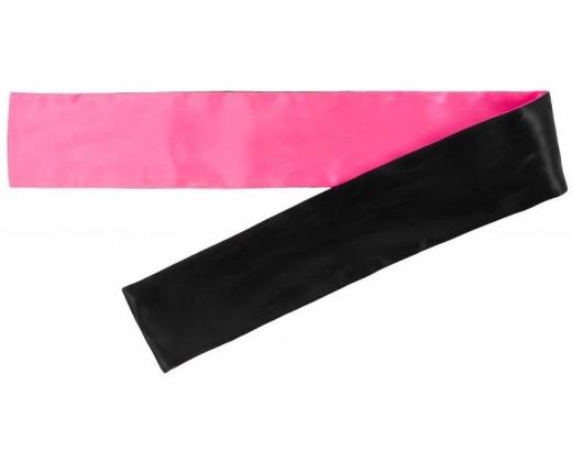 Набор из 5 черно-розовых атласных лент для связывания