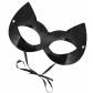 Оригинальная лаковая черная маска "Кошка"