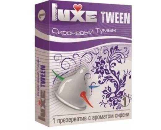 Презерватив Luxe Tween "Сиреневый туман" с ароматом сирени - 1 шт.
