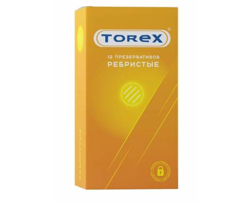 Текстурированные презервативы Torex "Ребристые" - 12 шт.