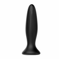 Черная анальная вибропробка Mr Play - 12,8 см.