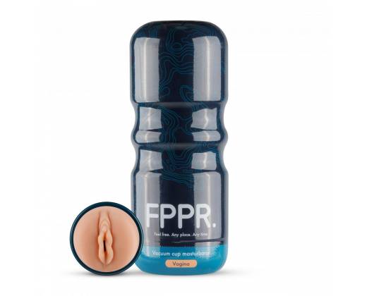 Кофейный мастурбатор-вагина FPPR. Vagina