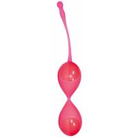 Розовые вагинальные шарики с хвостиком для извлечения