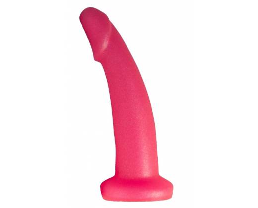 Розовый плаг-массажёр для простаты - 13,5 см.