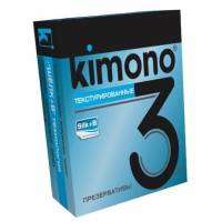 Текстурированные презервативы KIMONO - 3 шт.