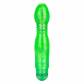 Зеленый вибратор с блёстками Twinkle Teaser - 16 см.